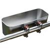 Tanxier Scatola per Esche da Pesca Portatile in Acciaio Inossidabile 2000 ml con | Cassetta da Pesca per Attrezzatura da Pesca Per pescatore, canoa, yacht, barca, ringhiere, fiume, lago, mare 32 mm