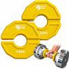 MuscleForge Micro Plates 0,5 kg (Set da 2, 1,1 lb) - Piastre Frazionarie in Gomma Flessibile per Manubri, Kettlebell e Bilancieri Olimpici - Senza Molle, Senza Magneti