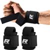 RitFit Lifting Straps + Wrist Protector For Weightlifting, CrossFit, Bodybuilding, MMA, Powerlifting, Strength Training - With Neoprene Padding ~ Men & Women - One Size Fits All