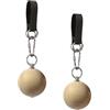 Perfeclan Pull up Ball Grip Climbing Ball Gym Training Hold Grips in Legno con Cinturino Climbing Ball Hold Grip Power Grip Ball per bilanciere