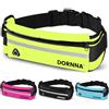 DORNNA® Marsupio Running, Marsupio da Corsa Impermeabile per Uomo e Donna, per Escursioni, Fitness, Viaggi, Corsa, Pocking, Accessori, Cintura Elastica. (Verde)