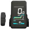 Generic YL91F Bici Elettrica Display LCD Misuratore di Schermo 36V 48V 5 Fori Connettore Impermeabile Pannello del Regolatore di velocità for Ebike MTB Accessori