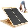 Umllpet Balance Board - Tavola inclinata per polpacci, in legno, regolabile e antiscivolo, per adulti, per fisioterapia, esercizio fisico, equilibrio e muscoli delle gambe