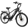 ESKUTE C202 Bicicletta Elettrica 48V 17,5Ah per Adulti 26", con Borsa Laterale, Batteria Rimovibile, E-Bike da Città per Pendolari, Cambio 7 Velocità, 25 km/h, Autonomia fino a 110 km