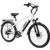 ESKUTE C202 Bicicletta Elettrica 48V 17,5Ah per Adulti 26", con Borsa Laterale, Batteria Rimovibile, E-Bike da Città per Pendolari, Cambio 7 Velocità, 25 km/h, Autonomia fino a 110 km
