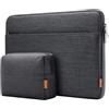 Inateck Custodia PC Compatibile con Laptop 15.6 Pollici | Idrorepellente Borsa per Notebook, Chromebook e Ultrabook 15,6 Pollici,Laptop Sleeve, Grigio scuro