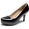 DREAM PAIRS Comodi Tacchi Alti e Sottili con Plateau Scarpe décolleté Classiche con Punta Tonda TIFFANNY