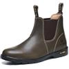SL-Saint Stivali Chelsea Classici Uomo Alla Caviglia Alla Moda Senza Lacci Pelle Pieno Fiore Casual Leggeri