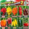 Semi Strani SEMISTRANI.IT - 100 Semi Peperoncino In 10 Varietà Delle Più Piccanti e Gustose Del Mondo, Coll. 2 + Guida Coltivazione: CAROLINA REAPER, SCORPION, FRIED-CHICKEN, HABANERO, NAGA, ACRATA, JALAPENO, AJI