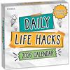 Eterna Goods Calendario da tavolo 2026 Daily Life Hacks | Calendario giornaliero a strappo con 365 trucchi interessanti e fatti per tutti i giorni dell'anno, divertente regalo per uomini o donne, calza di Natale