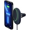 iOttie Velox - Supporto magnetico per telefono da auto, con ricarica wireless, compatibile con iPhone MagSafe inclusi iPhone 12/13/14/15 (caricabatterie da auto incluso)