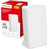 Mercusys TP-Link MB110-4G Router Wifi con Sim LTE Wireless N300Mbps 4G, Porta LAN/WAN, VPN,Senza Configurazione, Antenne Interne, Porte Antenna Esterna, Compatibile con Tutti Gli Operatori