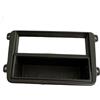 Electric House Mascherina Antracite Cornice Stereo Autoradio 2 doppio ISO DIN con cassetto Compatibile con VW Golf Tiguan Touran Amarok Beetle Caddy Eos Passat Skoda Octavia Fabia Yeti MS076G