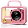 Ykall Cassa Bluetooth Portatile con Luci RGB - Mini Altoparlante Stereo | Design Trasparente Retro-punk con Luci RGB, Woofer 52 mm Suono HiFi 8h, Bluetooth 5.3 Stereo 360°