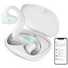 Deedlite Meacode Auricolari Traduttore AI Simultaneo, 144 Lingue, Funzione Offline, Cancellazione Rumore, Design Open-Ear Comodo (Bianco)