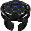 Aumotop Wireless Media Button BT5.0 Mini telecomando volante auto telecomando per riproduzione musicale selfie compatibile con dispositivi Android iOS