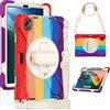 Aosailjet Custodia per Xiaomi Pad 5 11 & Xiaomi Pad 5 Pro 11 2021 Cover in Silicone Resistente agli Urti con 360 Supporto Rotante e Tracolla Cover Protettiva per Xiaomi Pad 5 11 & Xiaomi Pad 5 Pro 11 2021