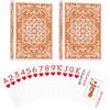Aomaic Carte da gioco 2 mazzo di carte carte da poker Jumbo Poker Size Large Print Carte da gioco per adulti Anziani Giochi di carte per giochi di famiglia Giochi da tavolo da notte Magic Casino Theme