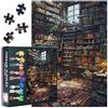 TISHIRON Puzzle per adulti 1000 pezzi - Puzzle libreria arte 70 x 50 cm Vintage Biblioteca Design difficile impossibile puzzle impegnativo gioco di famiglia per uomini e donne (decorazione per la casa)