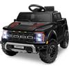 Mondial Toys Ford F150 Raptor 12V Fuoristrada Auto Macchina Elettrica per Bambini Telecomando Luci a Led Bluetooth Cintura di Sicurezza Ammortizzatori Carico Massimo 30 Kg (Nero)