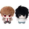 Jiumaocleu 2PCS Light Yagami Peluche Figura Anime L Bambole farcite 10 cm | Statuetta Yagami leggera, personaggio del gioco, simpatica bambola di peluche, ciondolo per zaino, Yagami e L leggero