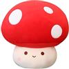 SNOWOLF 23 cm Fungo Peluche Giocattolo 3D Morbido Fungo Peluche Cuscino Kawaii Squishy Bambola Pieno Abbraccio Cuscino Regalo per Ragazze Bambini Donn