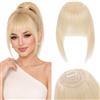 Benehair Frangia Clip Capelli Veri 100% Naturali Frangetta Capelli Veri #60 Biondo Platino French Bangs Remy Human Hair Clip in Bangs