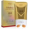Ycz AH-8 Crema rassodante per il collo con rullo per la cura del corpo della pelle crepey Comfort, idratante, anti-età crema per il collo con peptide, collagene, leviga rughe e linee sottili Cura