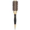Sonew Pettine per Capelli Tondo 4 Dimensioni, Anione Portatile Antistatico Spazzola per Capelli Rotonda Spazzola per lo Styling del Salone per Asciugare, Arricciare, Raddrizzare - Oro e Nero(32 millimetri)