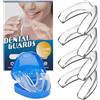 GNALIA Paradenti per Digrignare i Denti, 4 Pezzi Bite Bruxismo Notturno, Modellabile Mouth Guard,Migliora bite bruxismo, Antirussamento,Per Migliora La Qualità Del Sonno, Unisex