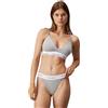 Calvin Klein Donna Slip High Leg con Fascia con Logo