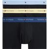 Tommy Hilfiger Men 3P Trunk WB Um0Um03890 Trunk, Red (NB//Light Daff/Blue Jean/Chamb Blue), M
