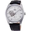 ORIENT Contemporary Small Seconds Semi Skeleton - Orologio da polso automatico scheletrato piccoli secondi in acciaio o pelle casual chic RA-AR00