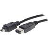 Kabelbude.eu Cavo FireWire IEEE 1394 a 4 pin St/6 pin St 1,8 m