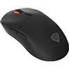Genesis Mouse da gioco wireless, colore bianco, interruttori sostituibili, sensore Pixart PAW3395 con 26000 DPI, triplo modalità di connessione (2.4G/Bluetooth/USB), componenti intercambiabili, tecnologia Motion Sync, illuminazione RGB, compatibile con PC