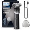 Philips Series 5000X Rasoio elettrico X5004/00, Wet & Dry, tecnologia SkinProtect, testina flessibile a 360°, 1 ora di ricarica / 5 minuti di ricarica rapida