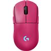 LOGITECH Mouse da gioco wireless, adatta sia per destrorsi che per mancini, con sensore da 44.000 DPI, frequenza di polling di 8.000 Hz, ricarica tramite USB-C e pulsanti laterali magnetici, compatibile con PC e Mac