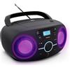 Metronic Mooov 477415: Lettore CD portatile, dispositivo di lettura audio CD, compatibile con CD-R/CD-RW/CD-MP3, radio FM