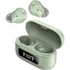 TOZO NC9 Cuffie Bluetooth In-Ear, cancellazione attiva del rumore ibrida (ANC) 45dB, colore verde chiaro, design scuro