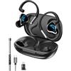 Relxhome Cuffie in-ear a doppio utilizzo, Bluetooth 6.0 + USB-C, wireless e con filo