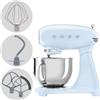 Smeg Full Color Azzurro SMF05PBEU - Impastatrice Planetaria - Vasca in Inox da 4,8 litri