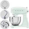 Smeg Full Color Verde Pastello SMF05PGEU - Impastatrice Planetaria - Vasca in Inox da 4,8 litri