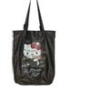 Ameri VINTAGE Hello Kitty x Ameri Nylon Tote Bag Black Paper-Like Graphic Art Design