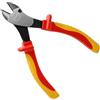 CCLIFE Cesoie per cavi VDE, 180 mm, elevata forza di taglio, 1000 V | VDE & GS secondo EN/IEC 60900, 180 mm, acciaio Cr-V, lama curva, temprato induttivamente, impugnatura isolante 2K