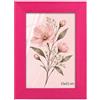 Velora Home&Living VELORA H&L Cornice Foto Rosa A5 15 x 21 cm - Cornice in Legno con Plexiglass Trasparente, Portafoto da Parete, Cornice per Poster, Fotografie, Puzzle, Diplomi e Certificati