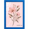 Velora Home&Living VELORA H&L Cornice Foto Blu A4 21 x 29,7 cm - Cornice in Legno con Plexiglass Trasparente, Portafoto da Parete, Cornice per Poster, Fotografie, Puzzle, Diplomi e Certificati