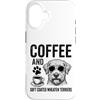 Cool Soft Coated Wheaten Terrier And Cof Custodia per iPhone 16 Caffè e Soft Coated Wheaten Terrier