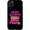Casino Slot Machine Player Gambling Poke Custodia per iPhone 11 Pro Max Slot Machine Principessa Casino Giocatore Gioco d'azzardo Poker