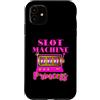 Casino Slot Machine Player Gambling Poke Custodia per iPhone 11 Slot Machine Principessa Casino Giocatore Gioco d'azzardo Poker