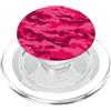 Colorful Camouflage & Swirl Camo Hunting Motivo mimetico fucsia magenta fucsia PopSockets PopGrip per MagSafe
